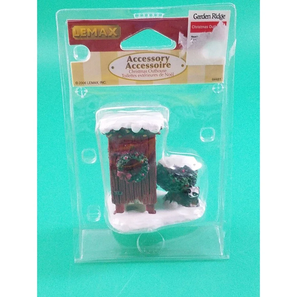 LEMAX 2006 Christmas Outhouse accessory #64481 NIP Village Collection